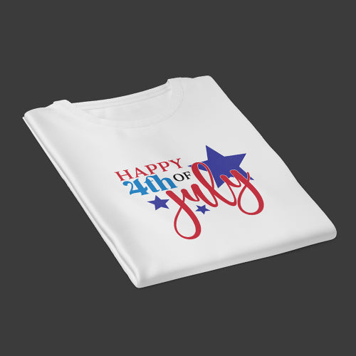 Short Sleeve T-shirts (Unisex) Happy 4th of July