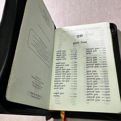 Nepali Holy Bible Gold Coated