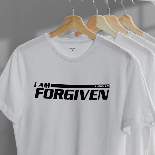 Short Sleeve T-shirts (Unisex) I am Forgiven
