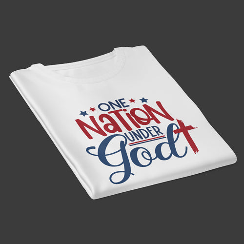 Short Sleeve T-shirts (Unisex) One Nation Under God