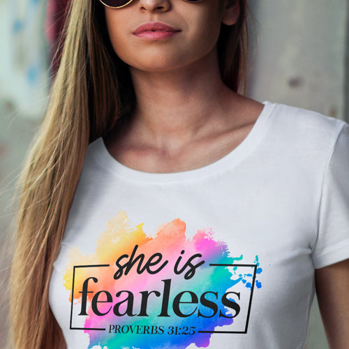 Ladies T-shirts (She is Fearless)