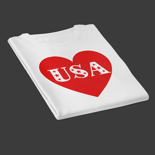 Short Sleeve T-shirts (Unisex) Love USA