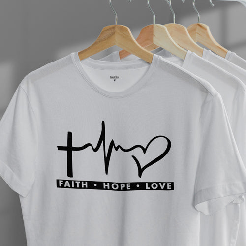 Short Sleeve T-shirts (Unisex) Faith-Hope-Love